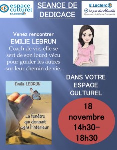 Dédicace, ce samedi à l’espace culturel Leclerc (Montceau)