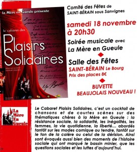 La Mère en gueule à Saint Bérain sous Sanvignes (Sortir)