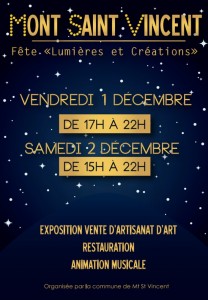 3ème Fête « Lumières et Créations » (Mont-Saint-Vincent)