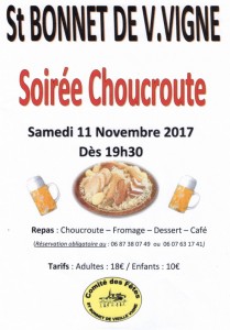Comité des fêtes de St Bonnet de V. Vignes