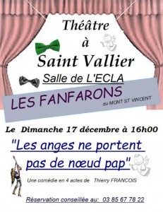 Théâtre « Les Fanfarons du Mont St Vincent » (Sortir)