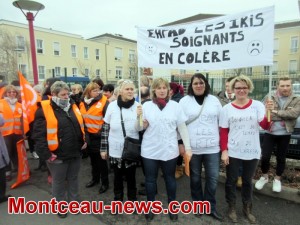 Journée nationale de revendication des EHPAD à Montceau…
