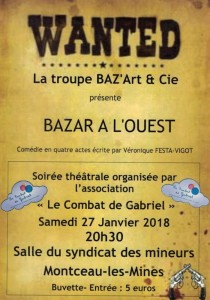 Théâtre au syndicat des mineurs, samedi 27 janvier 2018