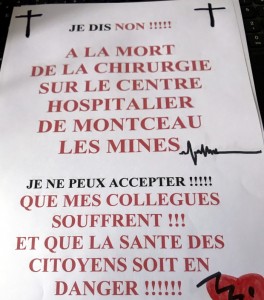 Fermeture de la chirurgie à Montceau