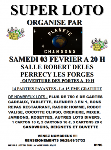 « Planète Chansons » Perrecy-les-Forges – Sortir