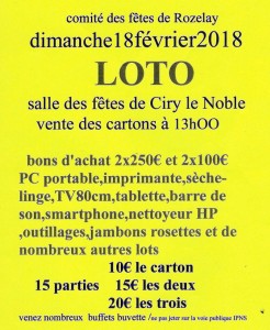 Comité des fêtes de Rozelay (Sortir)