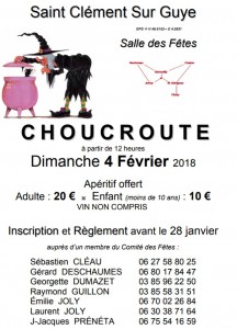 Comité des fêtes de Saint Clément-sur-Guye (Sortir)