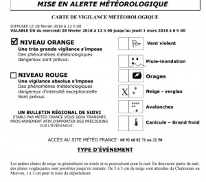 Alerte météo neige verglas en Saône-et-Loire