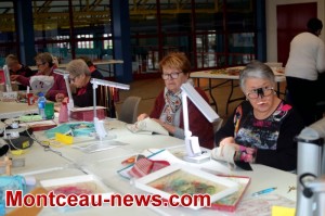 Montceau-les-mines : deux jours de broderie non-stop !