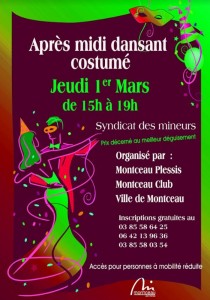 Après-midi dansant costumé à Montceau