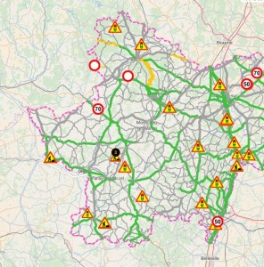 Etat des routes en Saône et Loire …