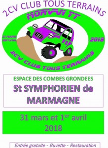 2CV Club tous terrains de Blanzy : les 31 mars & 1er avril 2018 (Sortir)