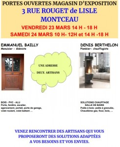 Portes ouvertes le vendredi 23 et le samedi 24 mars 2018