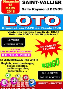 Association des Parents d’Elèves de l’école IFJC de Saint-Vallier (Sortir)