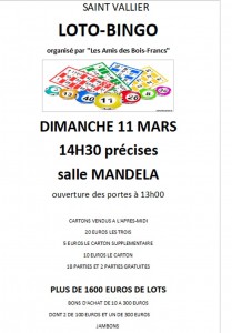 Les amis des Bois Francs à Saint Vallier