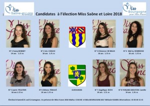 Miss Saône et Loire 2018
