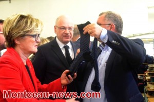 Montceau-les-Mines : visite préfectorale chez Perrin et Monnet