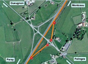 Aménagement à 2×2 voies de la RCEA entre Paray-le-Monial et Montceau-les-Mines