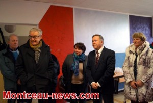 Visite du Sous-préfet à la régie de quartier