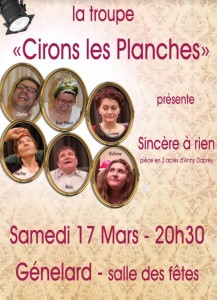 La troupe « Cirons les Planches »