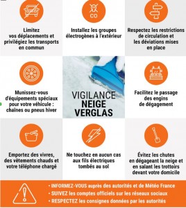Alerte vigilance orange « neige-verglas »