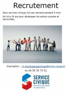 Montceau : L&rsquo;unité locale de la Croix-Rouge recrute…