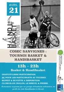 Tournoi Handibasket et Basket à Sanvignes