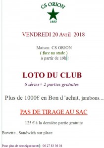 CS Orions (Sortir)