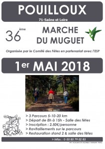 Rappel – Mardi 1er mai à Pouilloux (Sortir – randonnée)