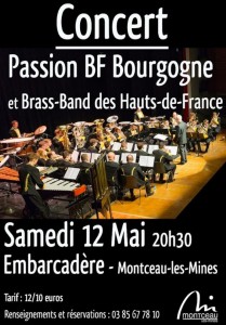 Le Hauts-de-France Brass Band en concert à Montceau les Mines !