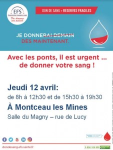 Amicale du don du sang de Montceau