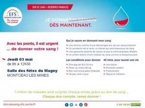 Amicale du don du sang de Montceau
