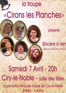 La troupe « Cirons les Planches »