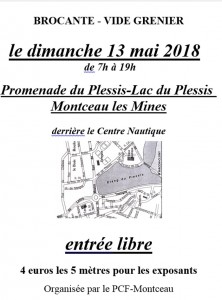 Brocante – Vide grenier du PCF de Montceau (Sortir)