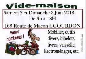 Vide maison à Gourdon