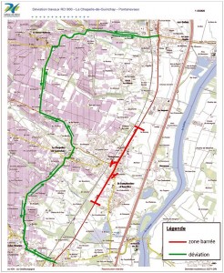 RD 906 – Communes de la Chapelle de Guinchay et de Saint Symphorien d’Ancelles