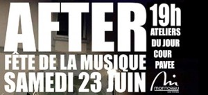 AFTER (apéro musical) de la fête de la musique (Montceau – sortir)