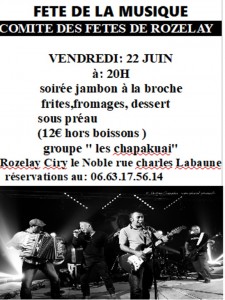 Fête de la musique à Rozelay (Sortir)