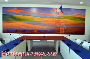 Saint-Vallier : La fresque dévoilée !
