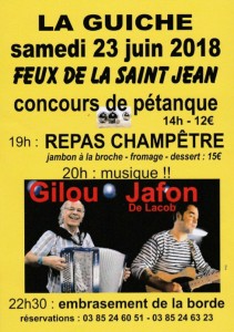Feux de la Saint Jean à La Guiche