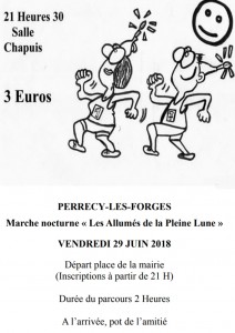 Marche nocturne « Les allumés de la pleine lune »