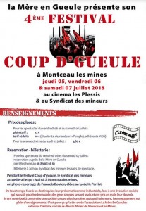 Qatrième festival Coup d’Gueule (Montceau-les-Mines)