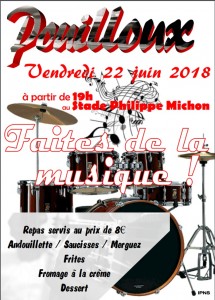 Fête de la musique de L&rsquo;ES Pouilloux (Sortir)