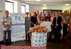 Montceau-les-Mines : le Crédit Agricole, solidaire !