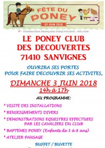 Poney-Club des Découvertes de Sanvignes (Sortir)