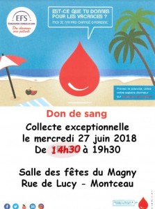 Amicale du don du sang ( Montceau)
