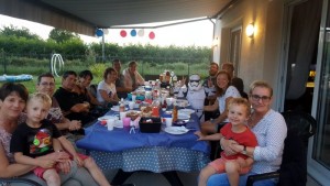 Fête des voisins à la ZAC des Goujons (Saint-Vallier)