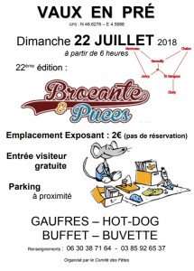 Comité des fêtes de Vaux-en-Pré (Sortir)