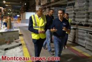 Visite de Weser Bourgogne à Perrecy-les-Forges
