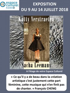 Exposition de Sacha et Katty Verstraeten, deux créatrices de la commune de Gourdon